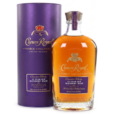 CROWN ROYAL NOBLE COLLECTION 13YO BOURBON MASH (2018 RELEASE ) 45% 0,75L
