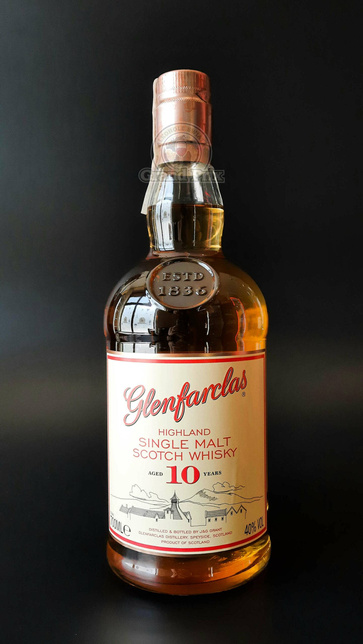 WHISKY GLENFARCLAS 10YO 40%  0,7L