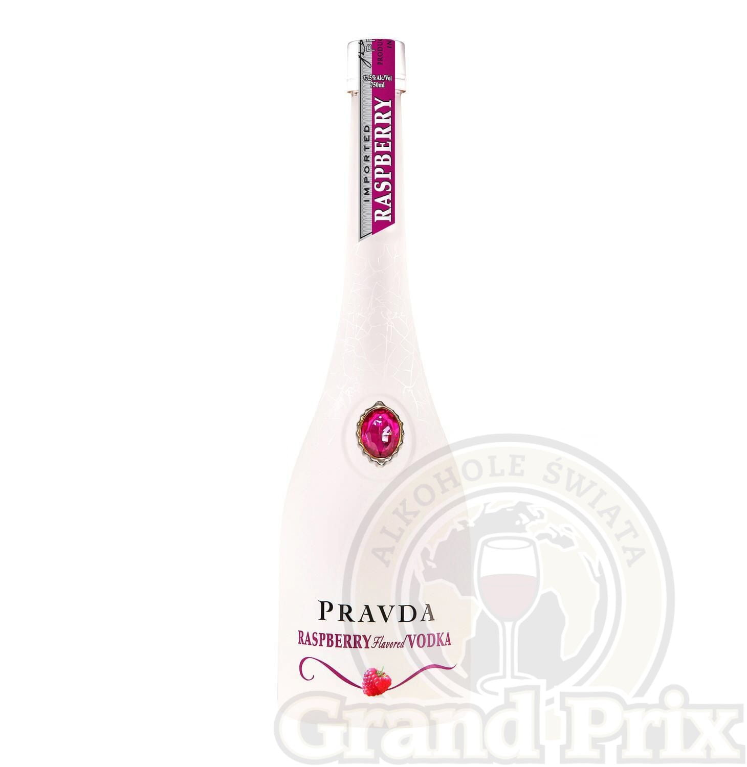 Pravda Raspberry PRAVDA RASPBERRY 37,5% 0,7L - Alkohole Świata