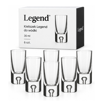 Kieliszek Legend do wódki 30 ml 6 szt