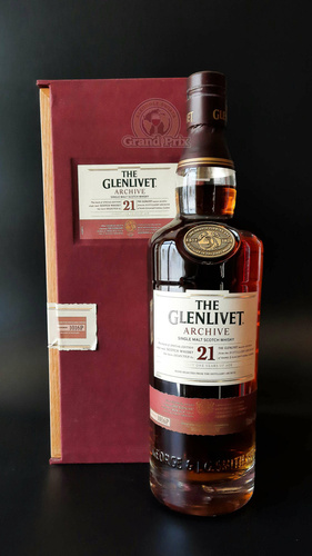 WHISKY THE GLENLIVET 21YO  43%  0,7L