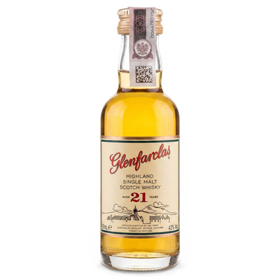 MINI WHISKY GLENFARCLAS 21YO 43% 50ML