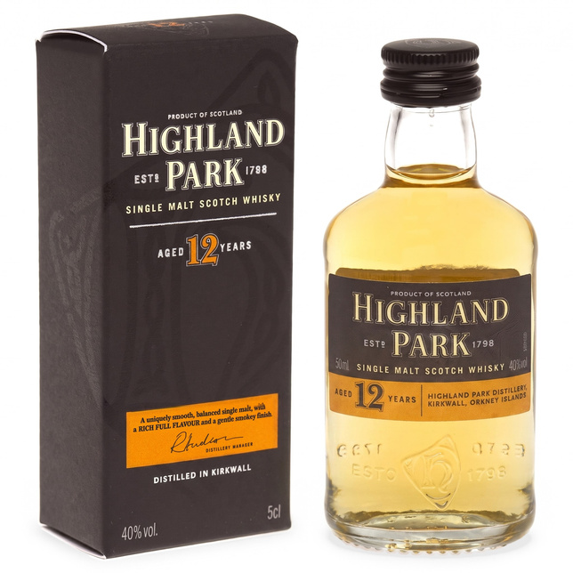 HIGHLAND PARK 12YO 40% 50ML