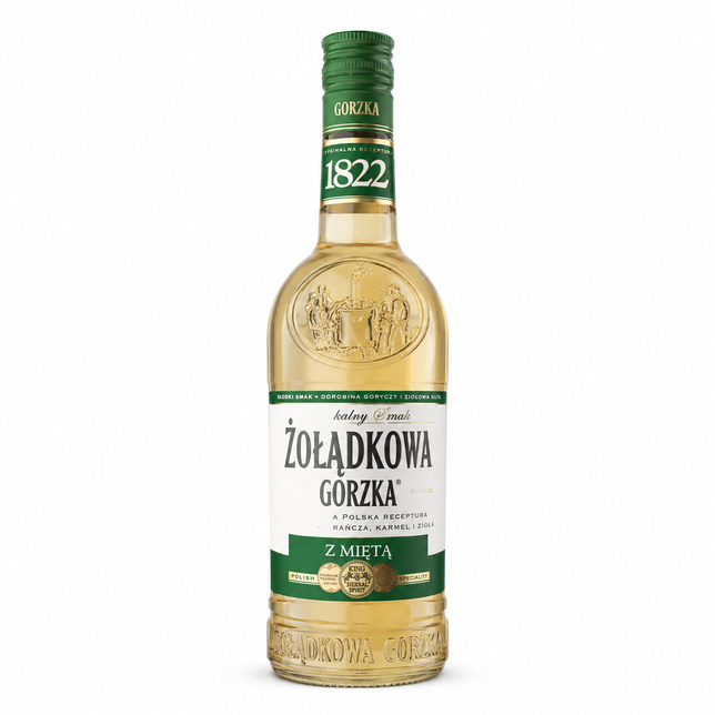 ŻOŁĄDKOWA GORZKA Z MIĘTĄ 0,7L