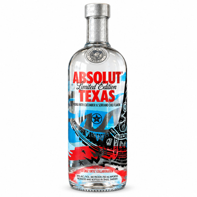 WÓDKA ABSOLUT TEXAS 40% 0,75L