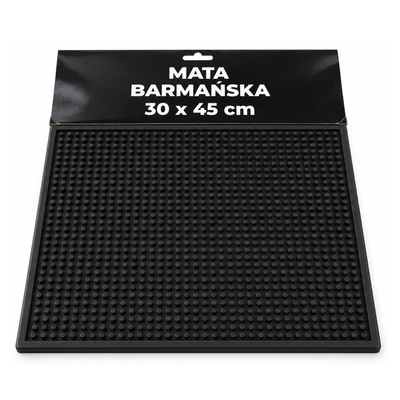 Mata barowa gumowa czarna 30 x 45 cm