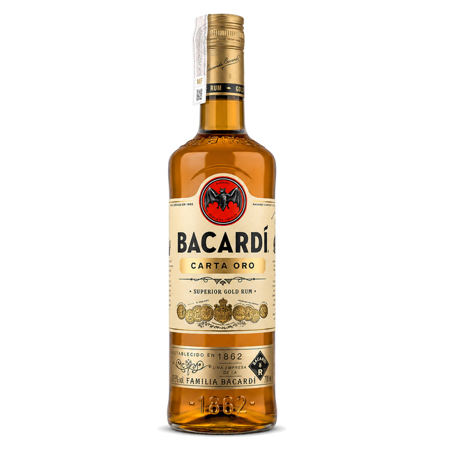 RUM BACARDI CARTA ORO 37,5% 0,7L