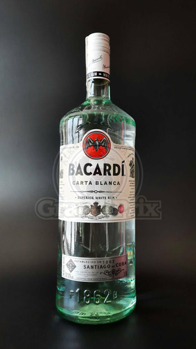BACARDI CARTA BLANCA 37,5%  1,5L