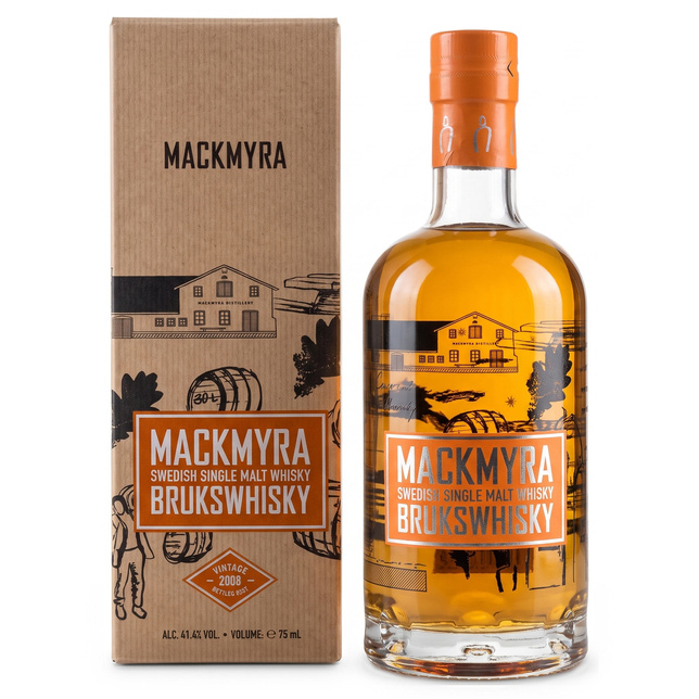WHISKY MACKMYRA BRUKSWHISKY 41,4% 0.7L