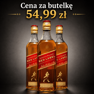 Whisky Johnnie Walker Red Lebel 0,7l 3 butelki
