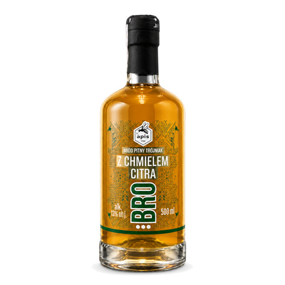 MIÓD TRÓJNIAK  BRO Z CHMIELEM CITRA 0,5L