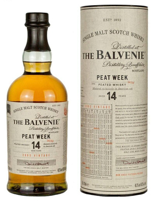 BALVENIE 14YO PEAT WEEK 2003 VINTAGE 48,3%  0,7L