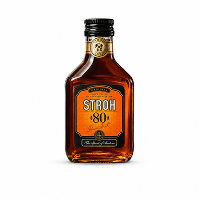 Mini. Rum STROH 80% 0.1L