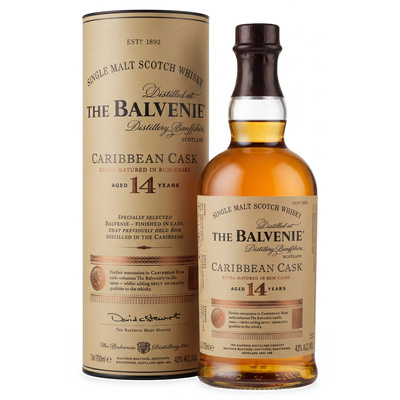 WHISKY BALVENIE 14YO CARRIBEAN CASK 43% 0,7L
