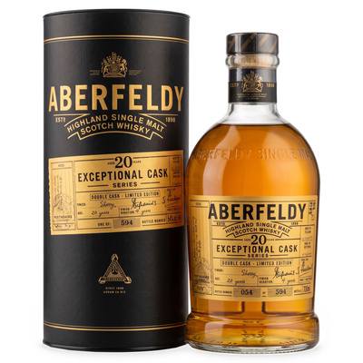 WHISKY ABERFELDY 20YO DOUBLE CASK 54% 0,7L (CASK NR.118)