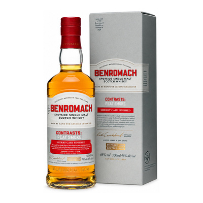 Whisky Benromach Peat Smoke Sherry 2014 Speyside SM 46% 0,7 L