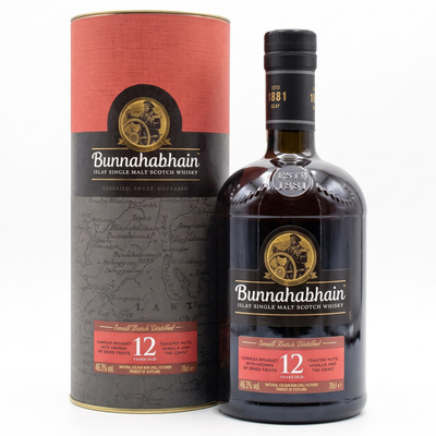 WHISKY BUNNAHABHAIN 12YO  46,3%  0,7L