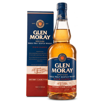 WHISKY GLEN MORAY SHERRY CASK 40%  0.7L