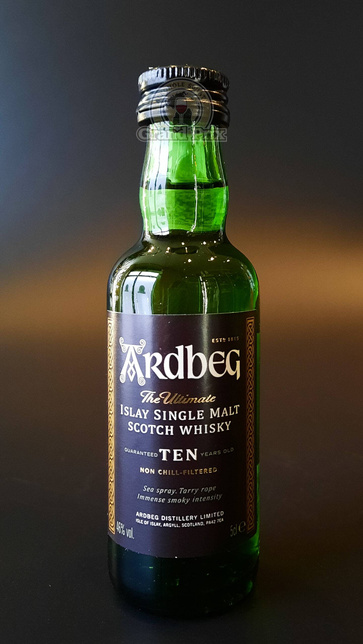 Mini WHISKY ARDBEG 10YO 46%  50ML