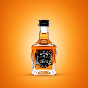 MINI AMERICAN WHISKEY JACK DANIEL'S SINGLE BARREL  45%  50ML