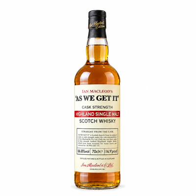 AS WE GET IT HIGHLAND SINGLE MALT  66,8%  0.7L