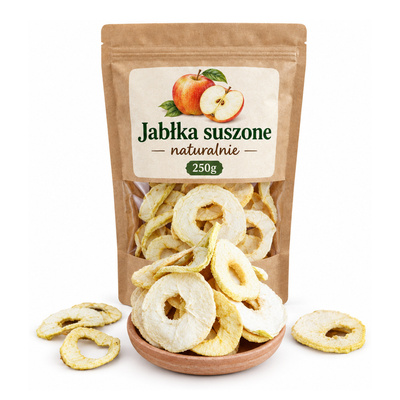 Jabłka suszone naturalnie 250g