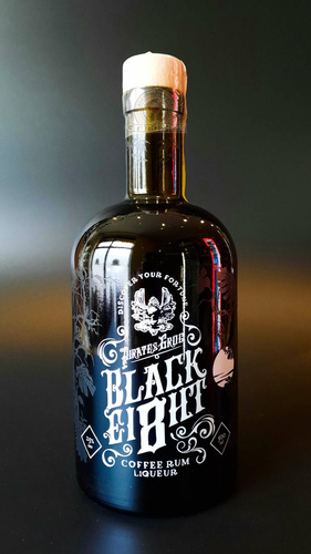 PIRATE'S GROG BLACK EI8HT COFFEE  25% 0,5L