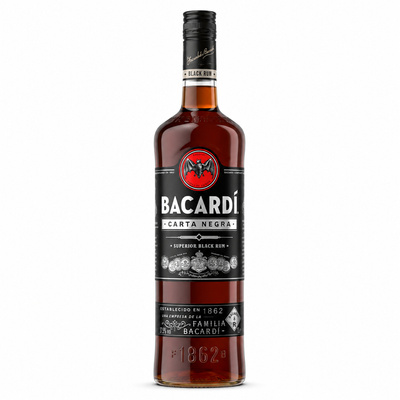BACARDI CARTA NEGRA 37,5%  1L