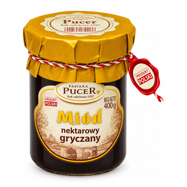 MIÓD PUCER GRYCZANY 400g