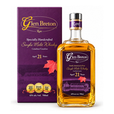 GLEN BRETON 21YO 43% 0,7L