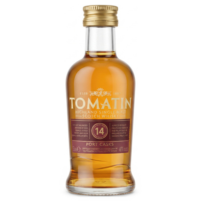 Mini WHISKY TOMATIN 14YO 46%  50ML
