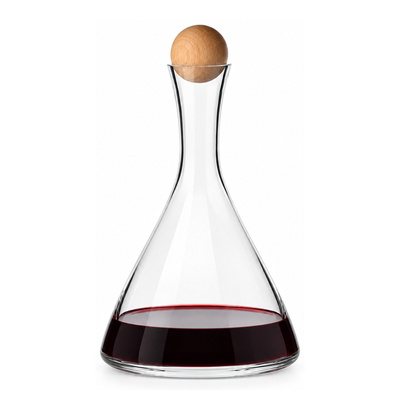 Karafka dekanter z drewnianym korkiem Wine Connoisseur 1000 ml