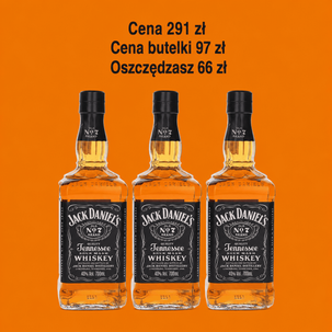 Whisky Jack Daniels 0,7 l 3 butelki