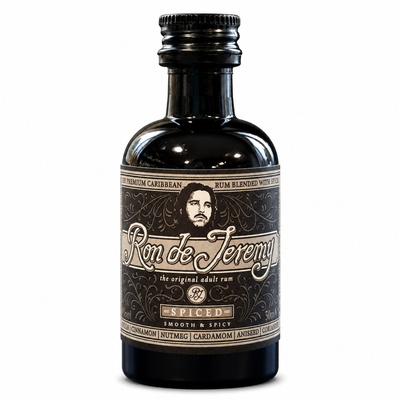 Mini Rum RON DE JEREMY SPICED 38% 50ML
