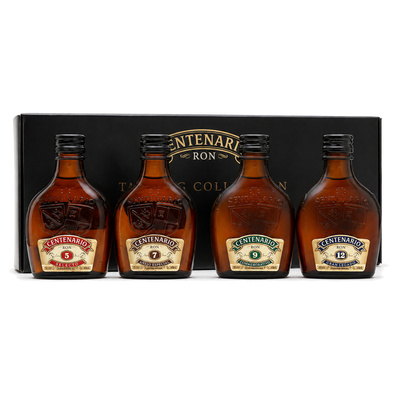 CENTENARIO TASTING COLLE. 5/7/9/12 (4*0.2L) 40% 0,8L