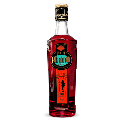 Absynt Green Tree Red Devil Absinthe 0,7 liter 70%