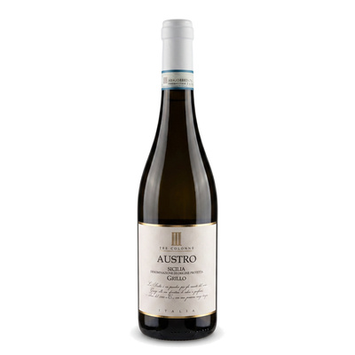 Wino Austro Grillo Tre Colonne Sicilia DOP 0.75 L