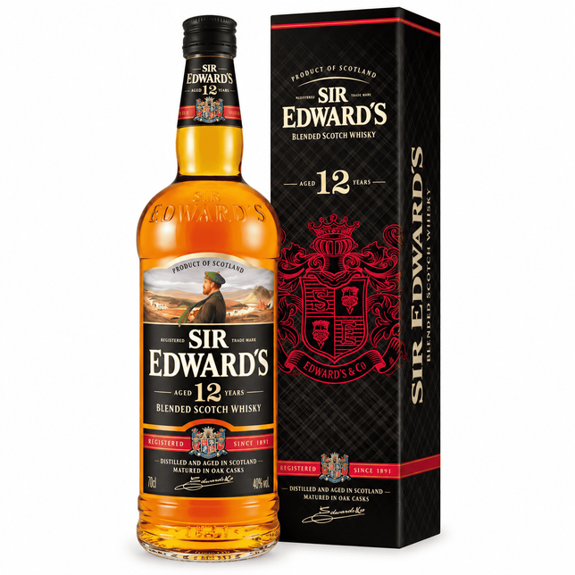 Whisky Sir Edward's 12YO 40% 0,7 L