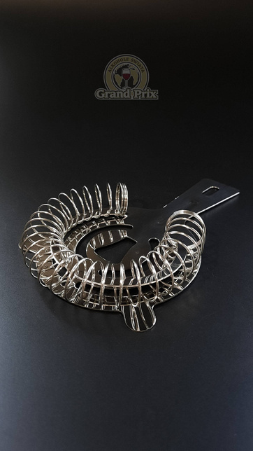Filtr barmański z płaską rączką (strainer, sitko)