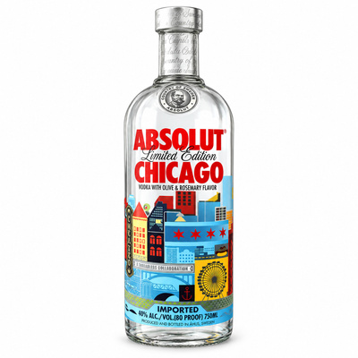 WÓDKA ABSOLUT CHICAGO 40% 0,75L