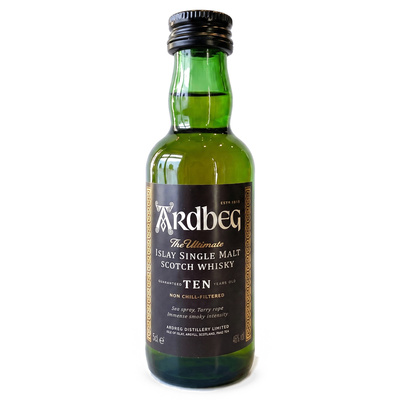 Mini WHISKY ARDBEG 10YO 46%  50ML