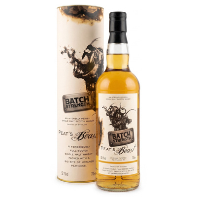WHISKY PEATS BEAST CASK STRENGTH 52,1% 0,7L