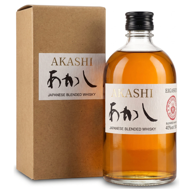 AKASHI JAPANESE BLENDED WHISKY 40% 0,5L