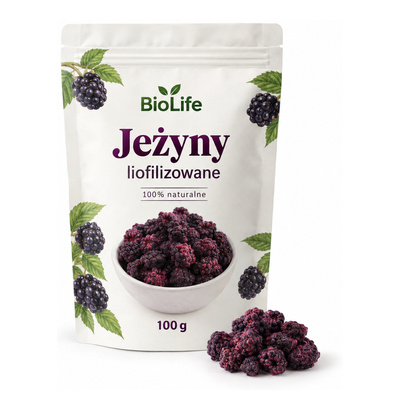 Jeżyny liofilizowane 100g