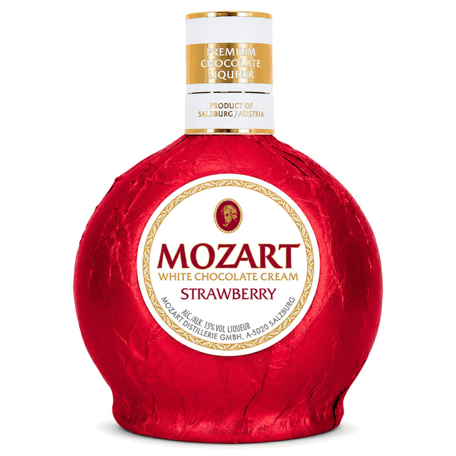 MOZART WHITE CHOCOLATE CREAM STRAWBERRY 15% 0,5L
