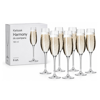 Kieliszek Harmony do szampana 180 ml 6 szt