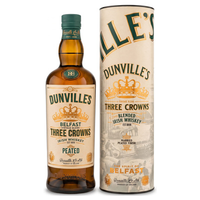 Whisky DUNVILLE'S 3Crowns Peated 43,5% 0,7L GB