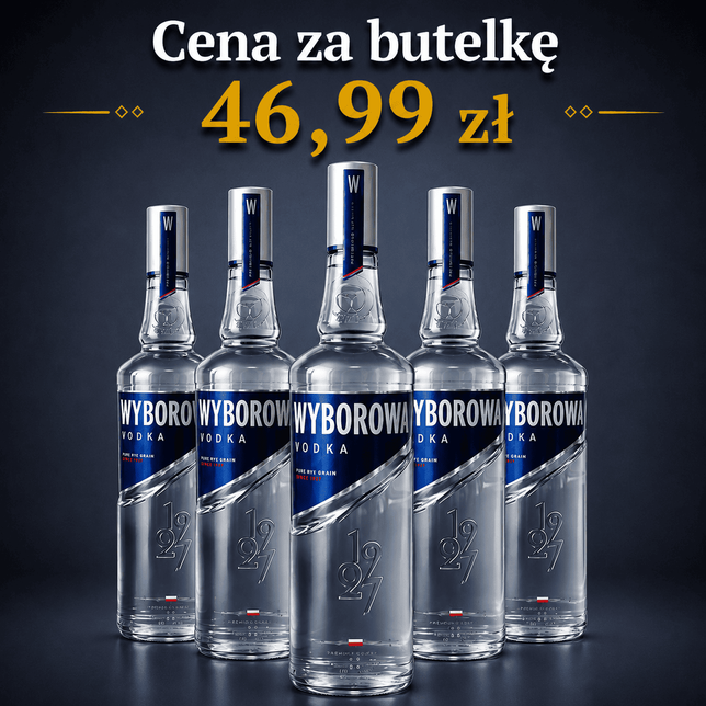 Wódka Wyborowa 0,7l 6 butelek