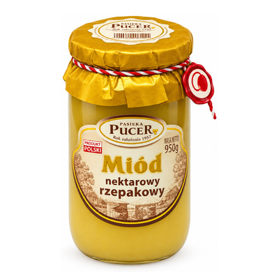 MIÓD PUCER RZEPAKOWY 950g