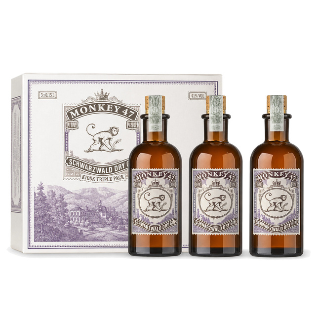 MONKEY 47 KIOSK TRIPLE BOX 41% 0,15L
